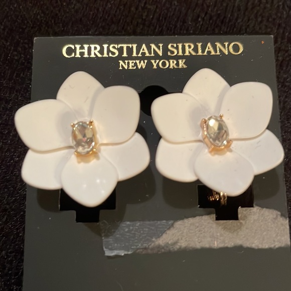 Christian Siriano Jewelry Clipon Magnolia Earrings Christian Siriano Poshmark